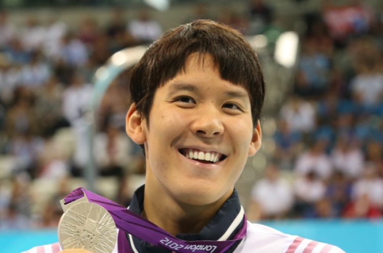 Park Tae-hwan grabs silver in 200-meter freestyle