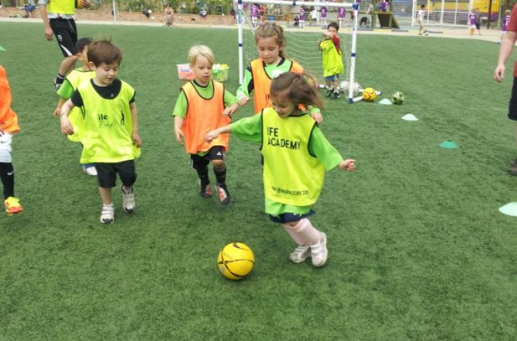 Expat soccer school gets kids kicking