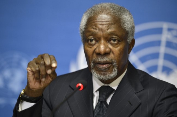 Annan quits as Syrian envoy, blames lack of unity