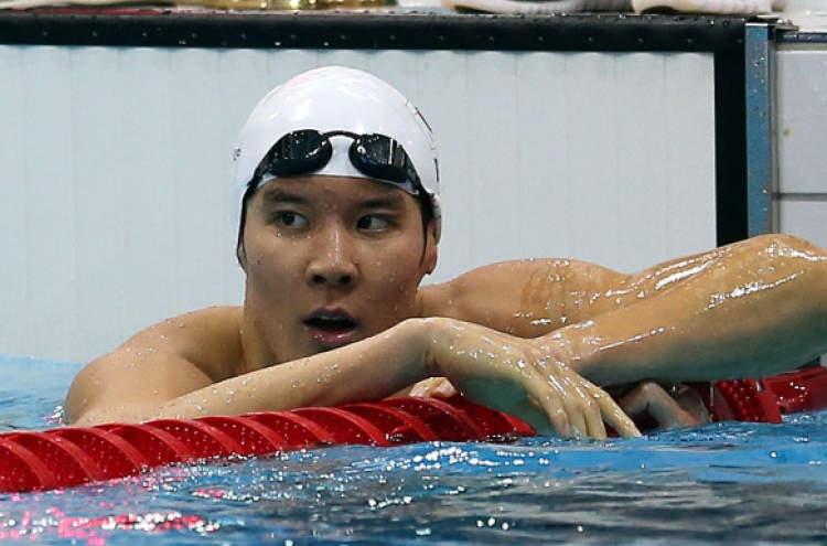 Park Tae-hwan reaches third swimming final in London