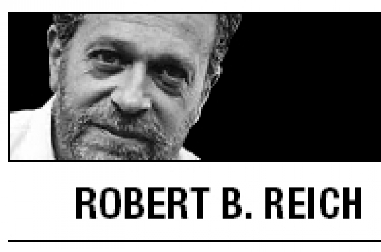 [Robert B. Reich] Terrible economy, anti-election