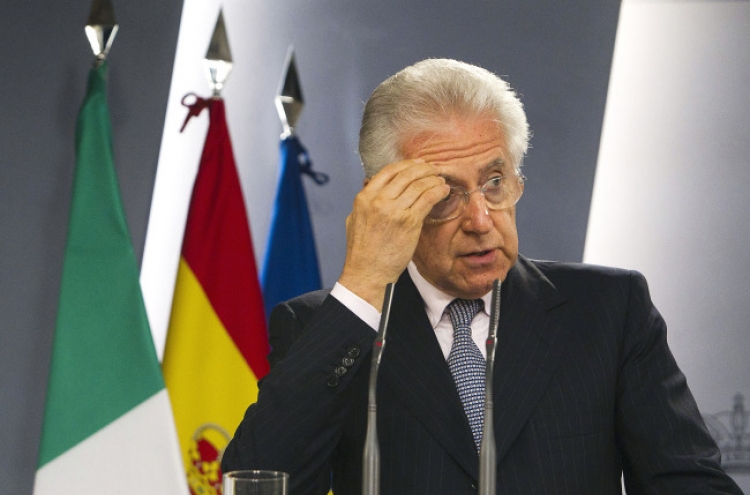 Monti: Crisis threatens EU as a whole