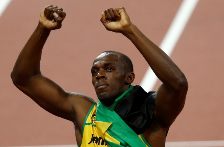 Jamaica Bolt to 4x100m world record