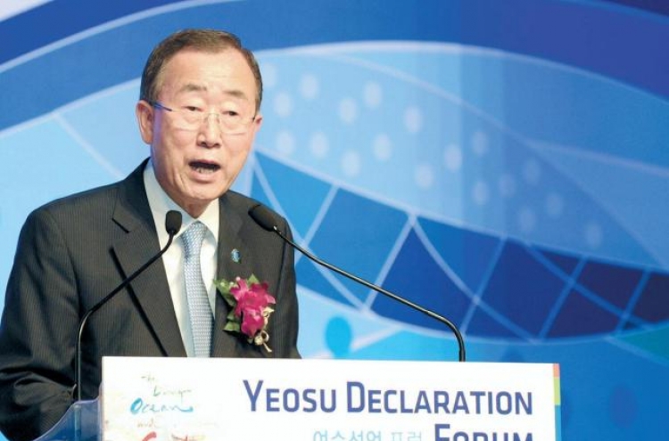 U.N. leader kicks off new initiative for ocean sustainability