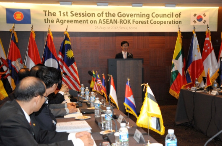 Korea, ASEAN to launch forestry body