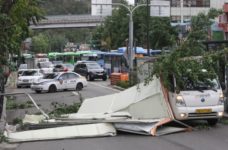 Typhoon puts nation on alert