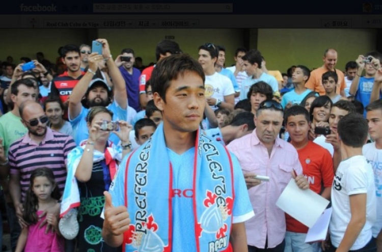 S. Korean footballer Park Chu-young joins Celta Vigo