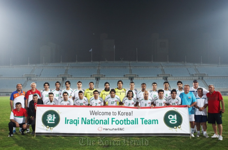 Hanwha assists Iraqi national soccer team