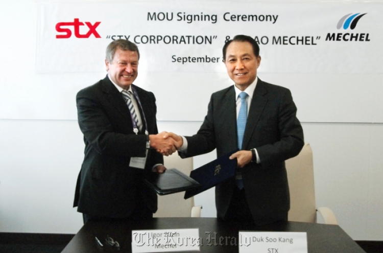 STX seeks business ties in Russia