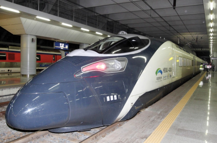 3rd Korean bullet train sets new speed record