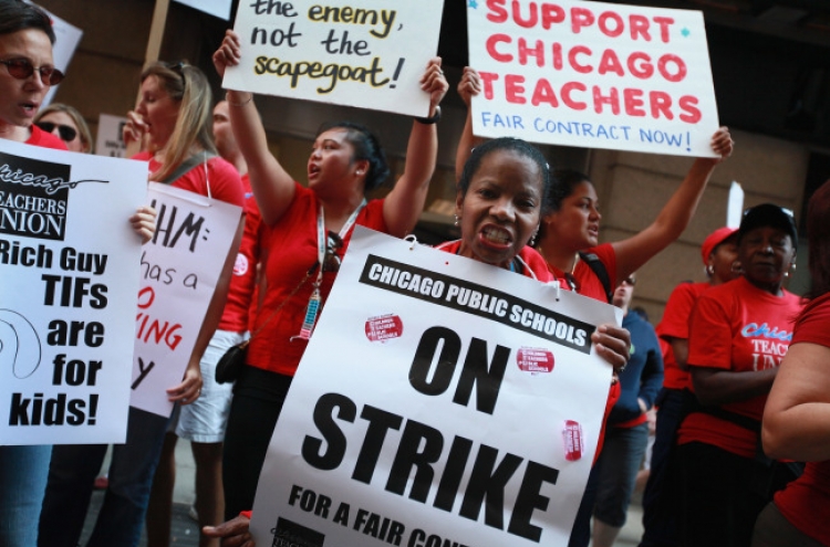 Chicago teacher strike poses test ...for unions