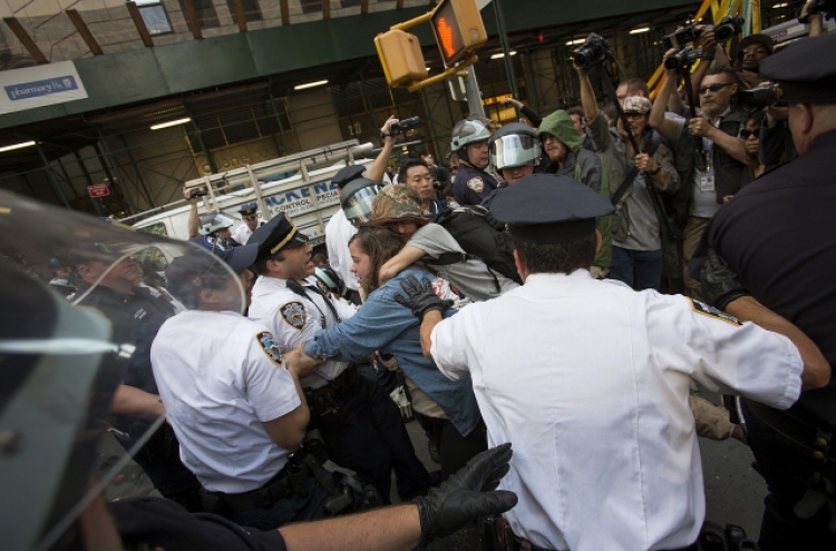 More than 180 arrested at Occupy protest