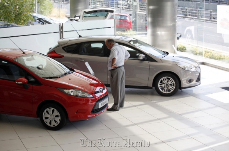 Ford Motor leads European car sales drop as German demand falls