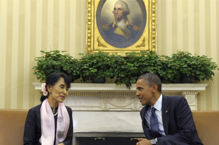 U.S. honors Suu Kyi