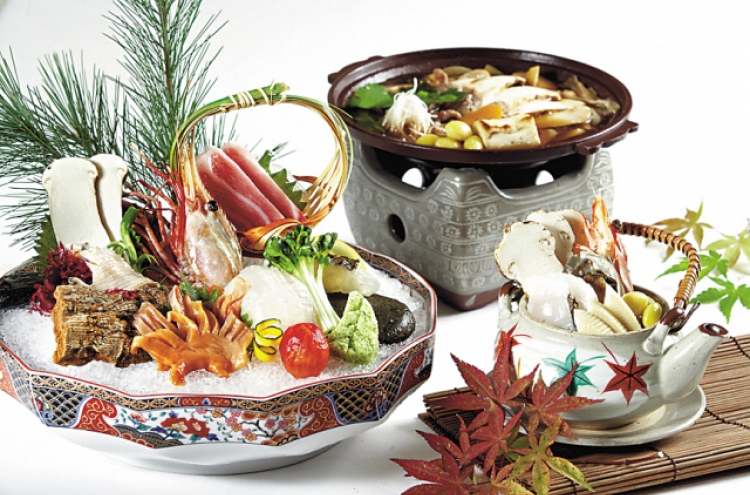 Autumn promotion menu at Imperial Palace Seoul