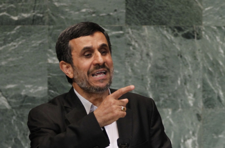 Ahmadinejad pushes new world order