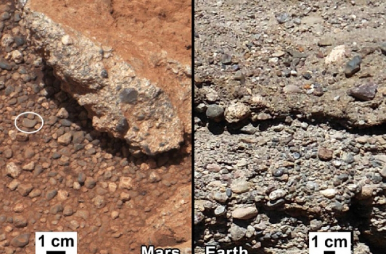 Mars rover Curiosity finds signs of ancient stream