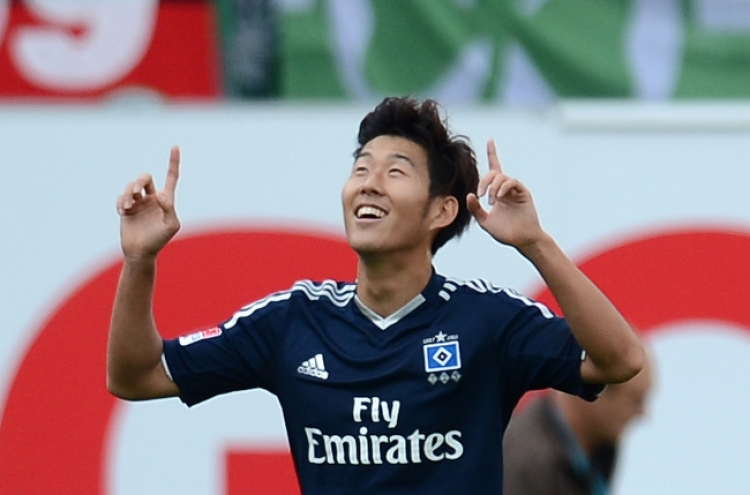 Son finds net in Hamburg win