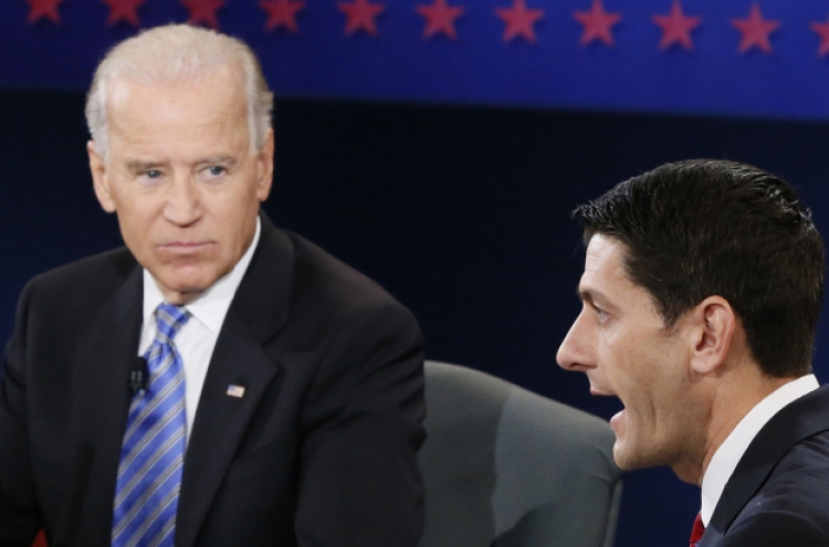 Biden, Ryan clash over foreign policy in debate