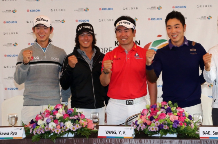 Homegrown golf stars to vie for Korea Open title