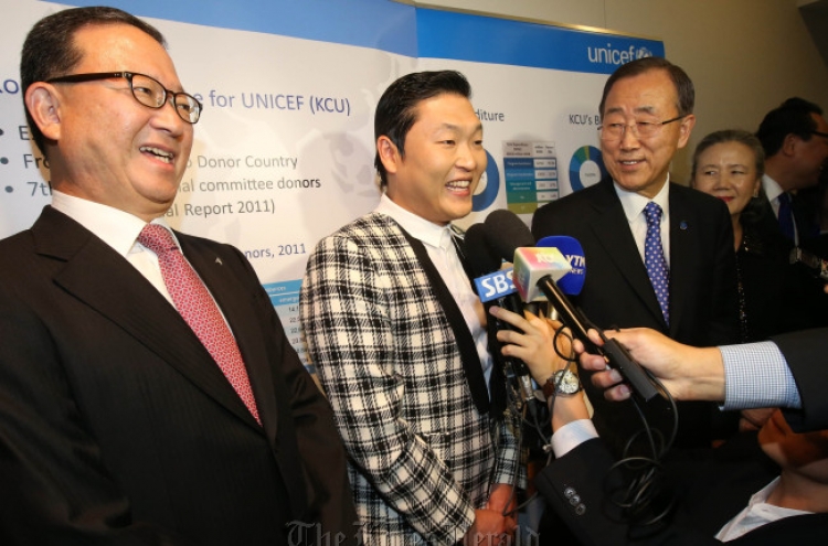 U.N. chief jealous of Psy’s global popularity