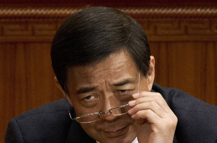 China expels Bo from legislature, set for trial