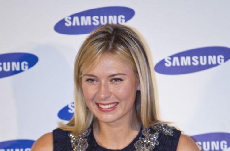 Sharapova named Samsung publicity envoy in Russia