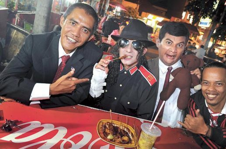 For Indonesian Obama impersonator, work is slow