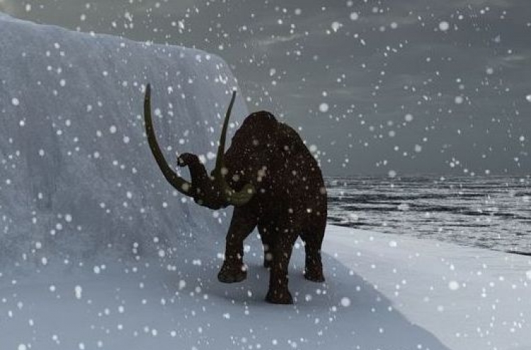 Mammoth skeleton found near Paris