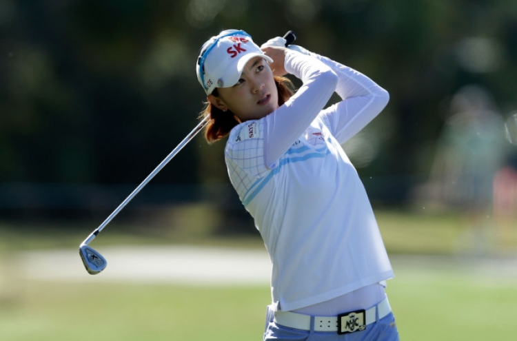 Three share lead at LPGA Titleholders