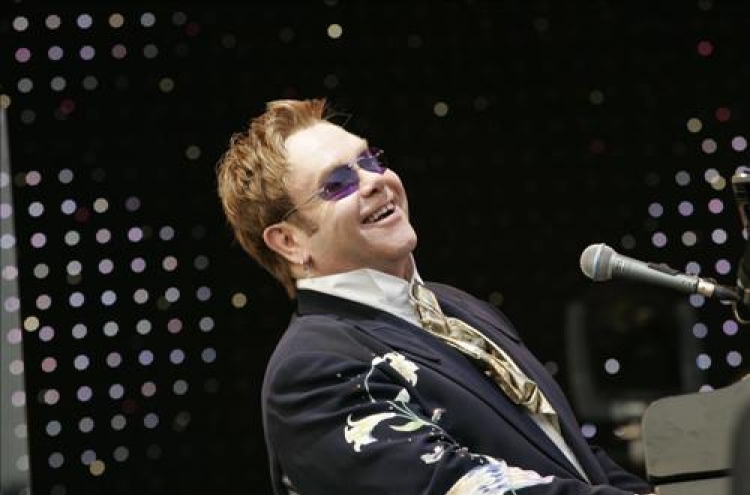 Elton John's performance in S. Korea due next week