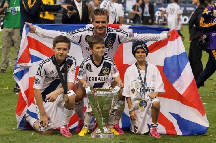 Beckham wins 2nd MLS title