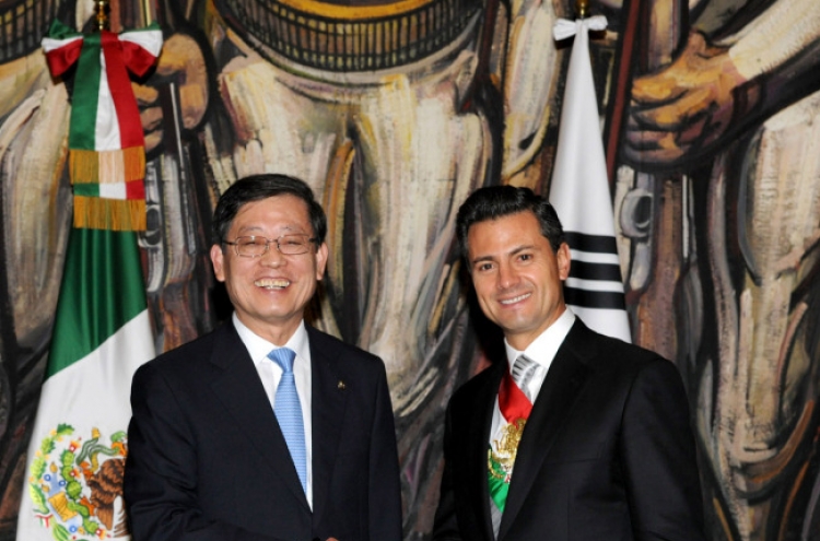 South Korea, Mexico vow efforts to boost cooperation