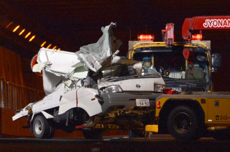 Japan orders safety probe after tunnel collapse kills 9