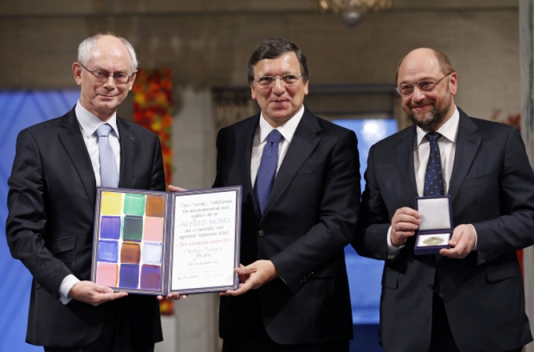 EU receives Nobel Peace Prize