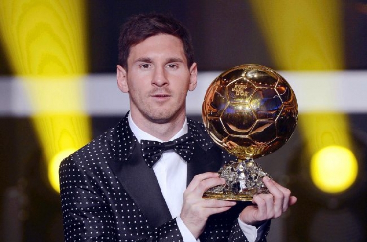 Messi wins record 4th world's best player award