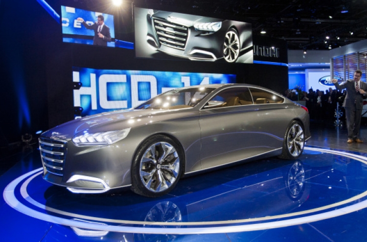 Hyundai unveils new Genesis concept car at Detroit show