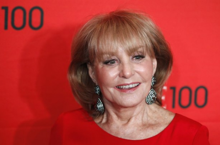 Barbara Walters hospitalized after fall