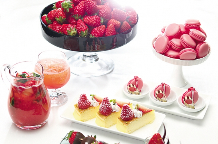 Strawberry buffet at Grand InterContinental Seoul Parnas