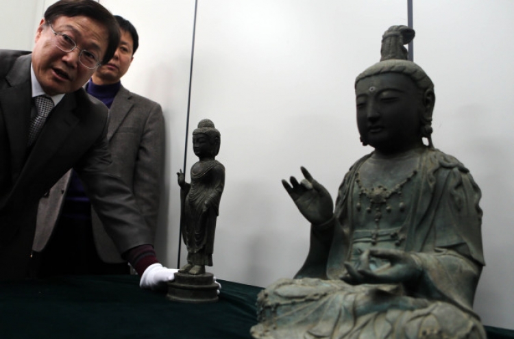 Five arrested for stealing Korean Buddha statues in Japan