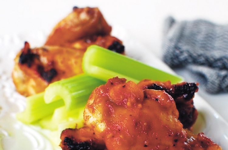 Korean-flavored chicken wings