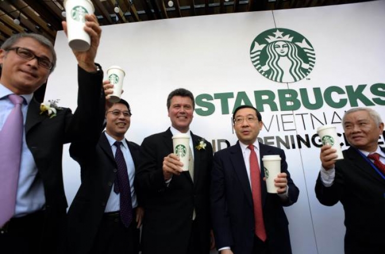 Starbucks opens first store in Vietnam