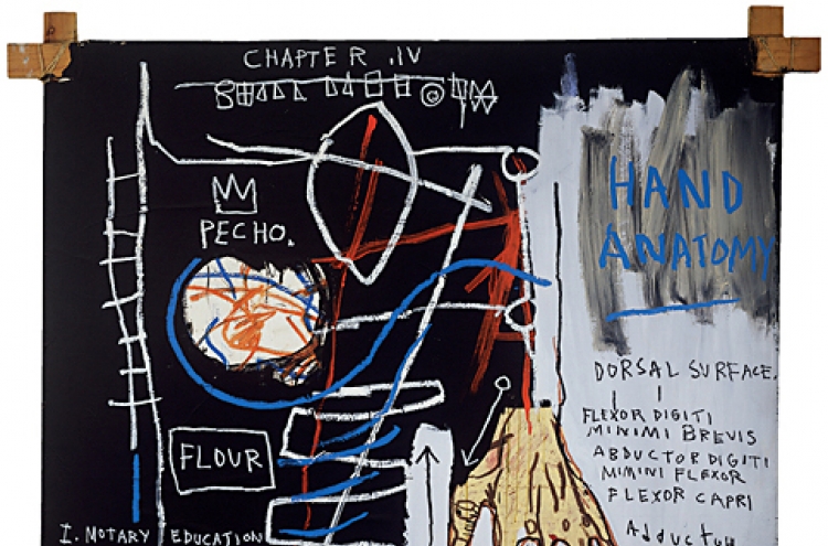 Jean-Michel Basquiat’s iconic works on view in Seoul