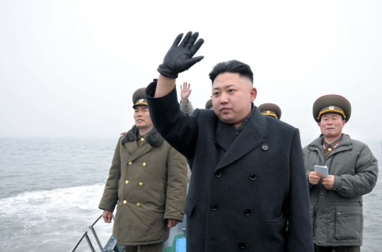 Kim visits military unit that shelled Yeonpyeong
