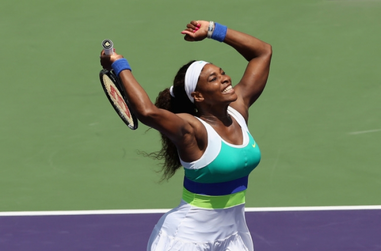 Serena beats Sharapova for Sony Open title