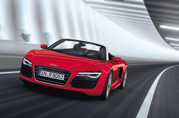 Audi accelerates with R8 sports car