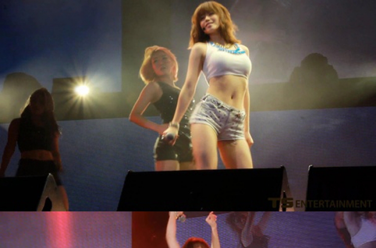 [Photo News] Jeon Hyo-sung of Secret shows off her moves
