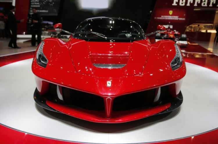 Ferrari sees growth in Japan but falls in China, Europe