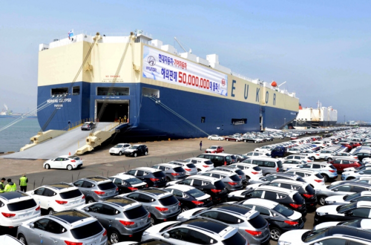 Hyundai, Kia overseas sales hit landmark 50 million units