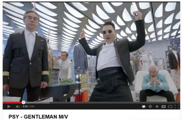 Psy video tops 100m YouTube views